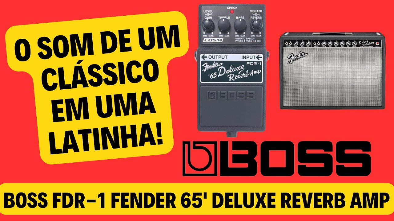 BOSS FDR-1 FENDER 65' DELUXE REVERB AMP - YouTube