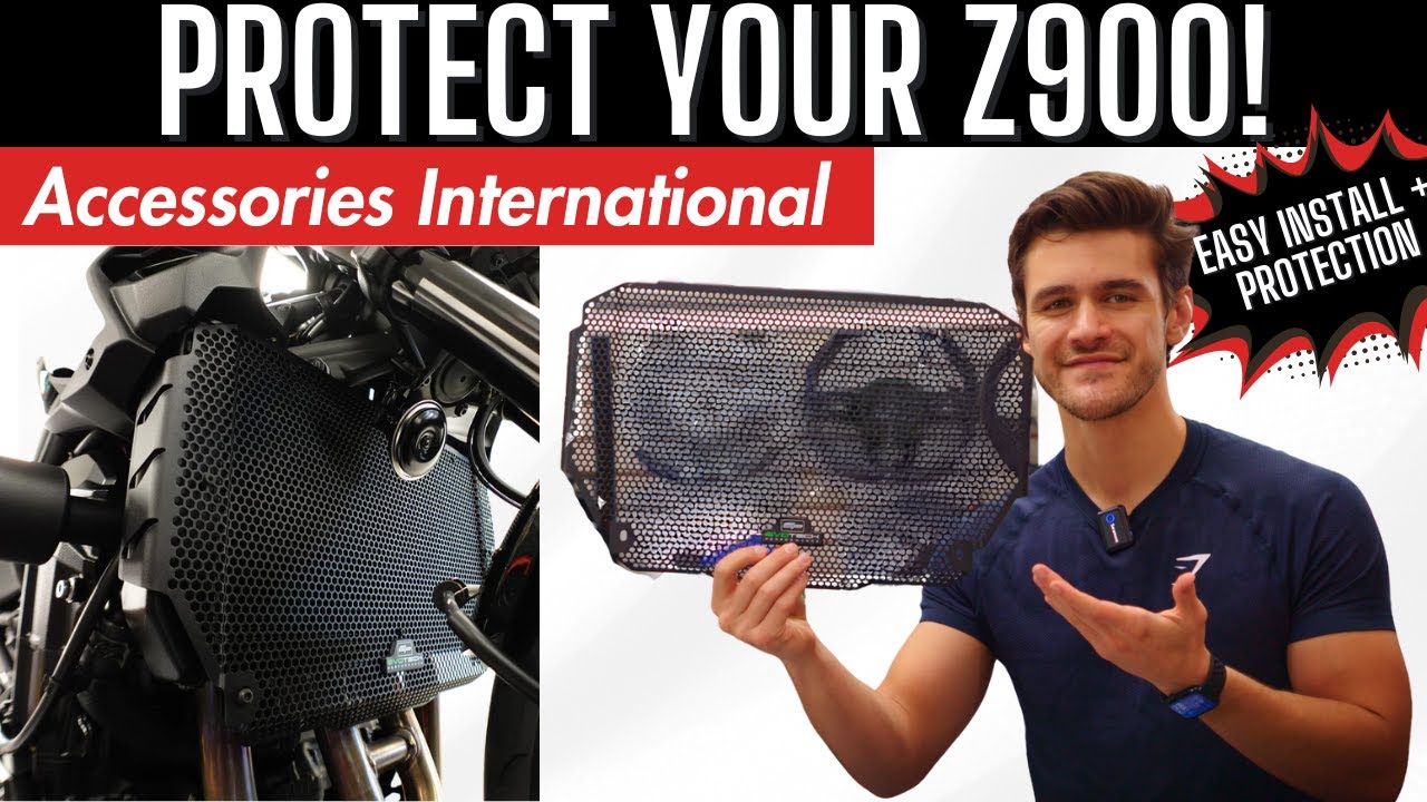 Evotech PRN018157 Radiator Guard for Kawasaki Z900/SE (2025