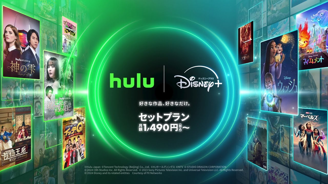 Hulu | Disney+ セットプラン(「一緒だともっと楽しい」編)｜30秒CM