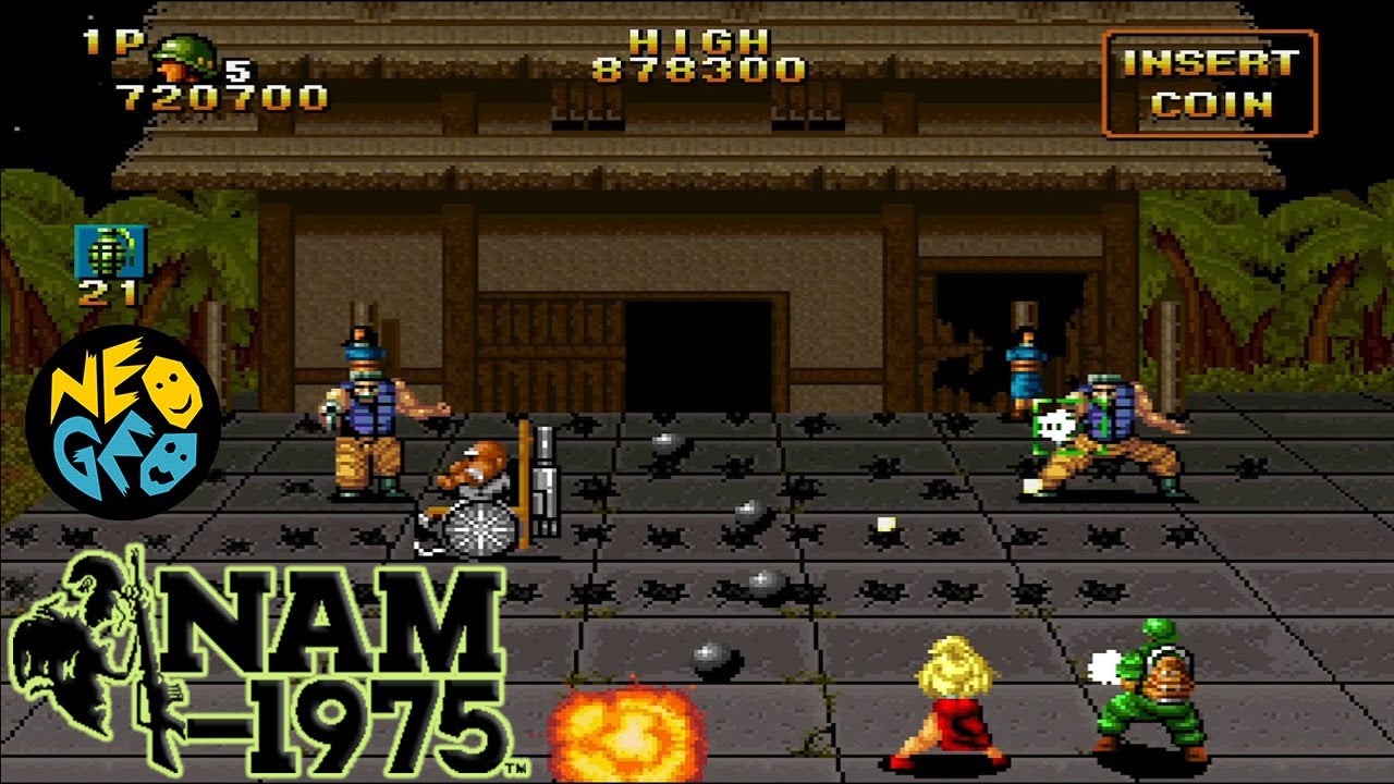 Neo Geo ナム 1975 / NAM-1975 - Full Game - YouTube
