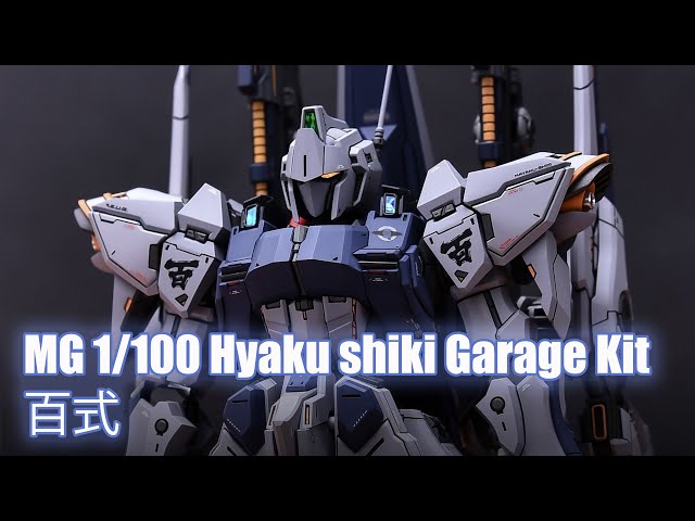 MG 1/100 Hyaku shiki Garage Kit - Custom Build(百式) - YouTube