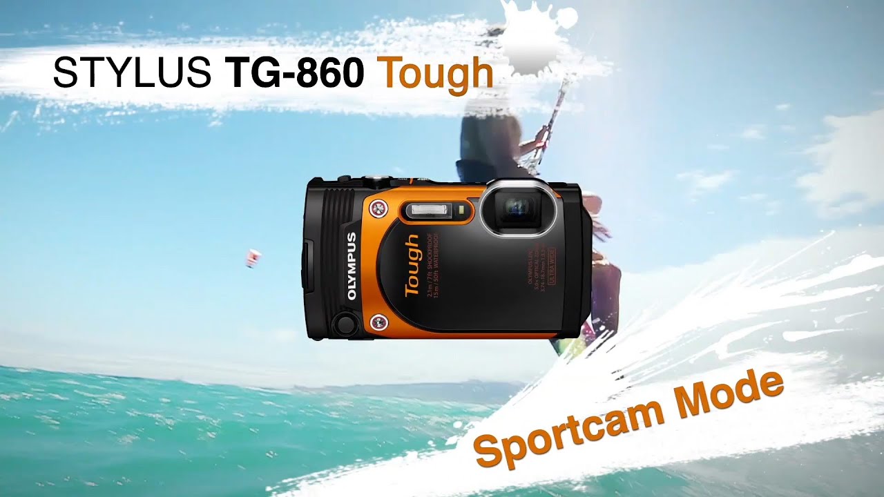 Olympus Tough TG-860 Waterproof Compact Camera - Orange/Black