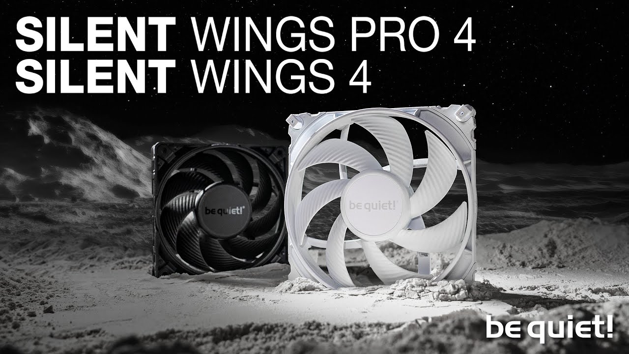 Silent Wings (Pro) 4 White | No compromise silence and performance