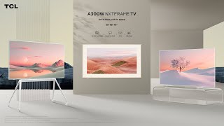 TCL発！AI機能搭載、TVの概念を変える究極の壁掛けテレビ。 高精細QLED