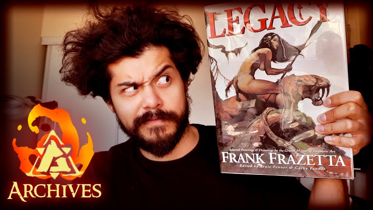 Art Book Review - Frank Frazetta Legacy - YouTube