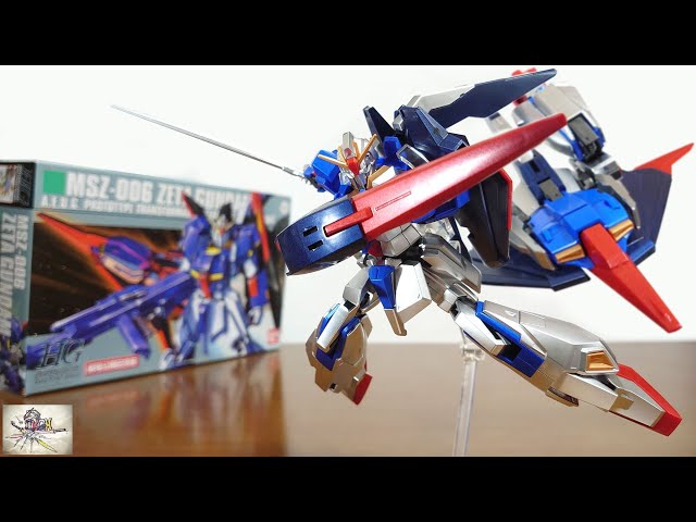 ウェイブライダー形態へ変形！メタリックブルーが美しい！】HGUC 1/144