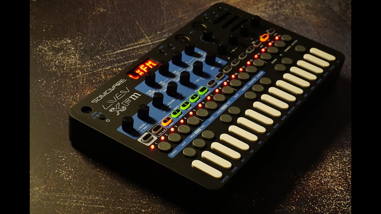 SONICWARE : LIVEN XFM | 3つのFMサウンドエンジン搭載のシンセ