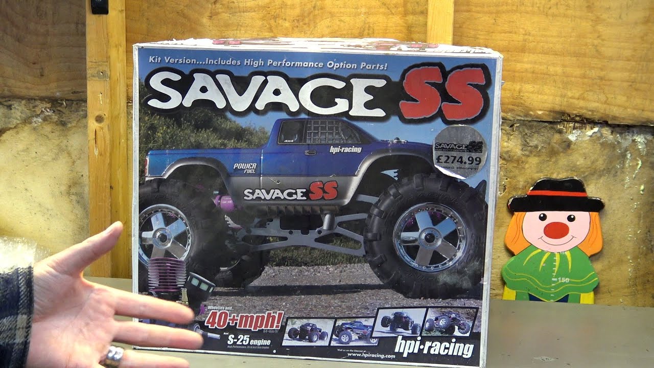 A Look Back In Time The HPI SAVAGE SS NITRO MONSTER TRUCK - YouTube