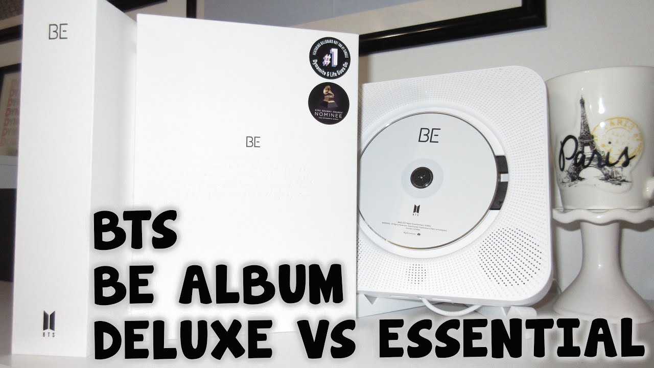 unboxing] BTS BE Essential Album + Deluxe comparison - YouTube