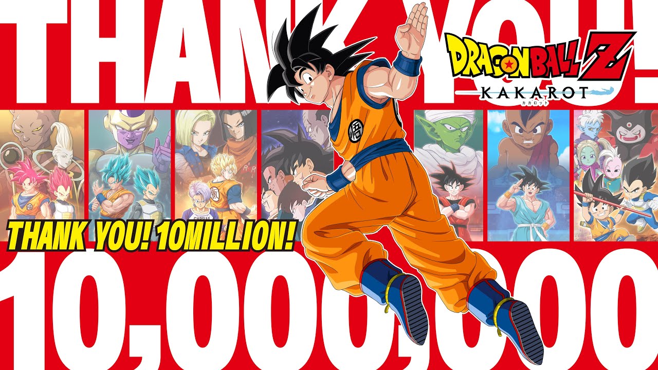 ドラゴンボールZ KAKAROT』世界累計販売本数1,000万本突破！記念PVや全