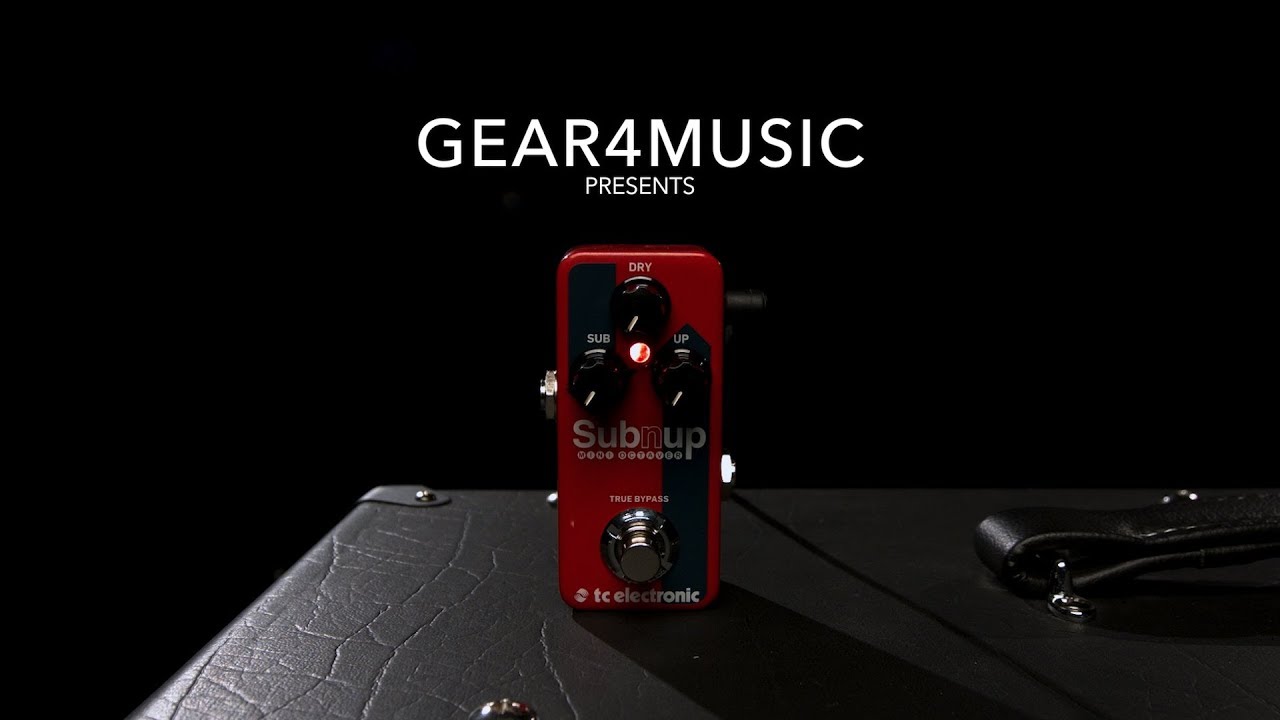 TC Electronic Sub 'N' Up MINI Octaver Pedal | Gear4music demo