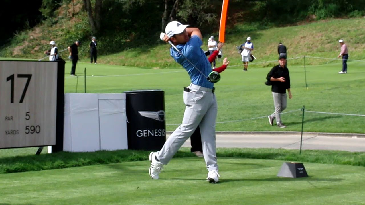 ザンダー・シャウフェレ Xander Schauffele Driver Shot ~2018 Genesis