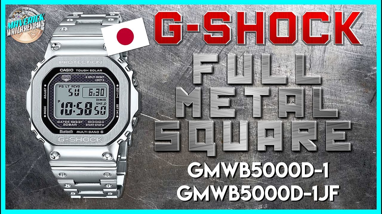 Full Metal Jacket! | G-Shock Full Metal GMWB5000D-1 | GMWB5000D