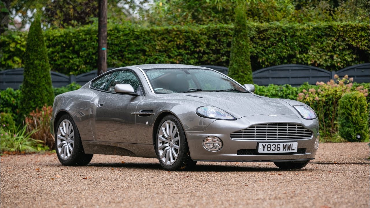 2001 Aston Martin V12 Vanquish - James Bond Press Car #007 - YouTube