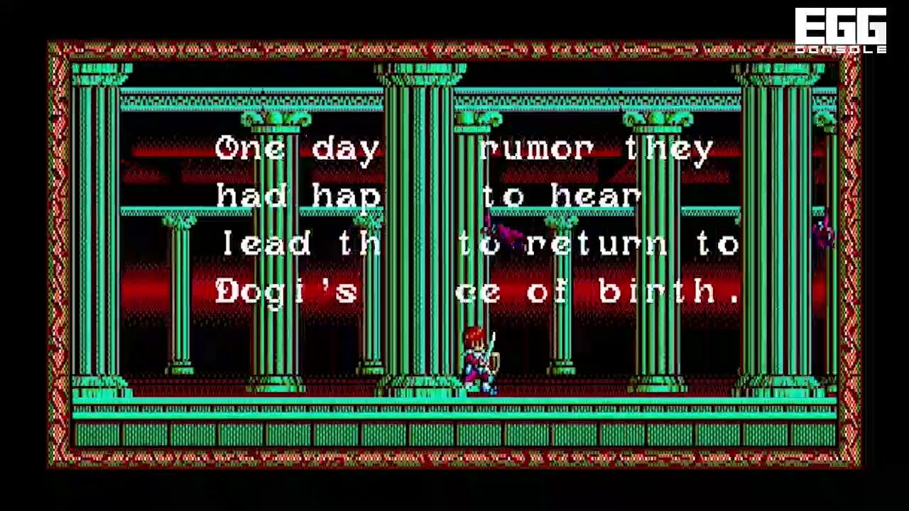 EGGコンソール ワンダラーズ フロム イース PC-8801mkIISR for