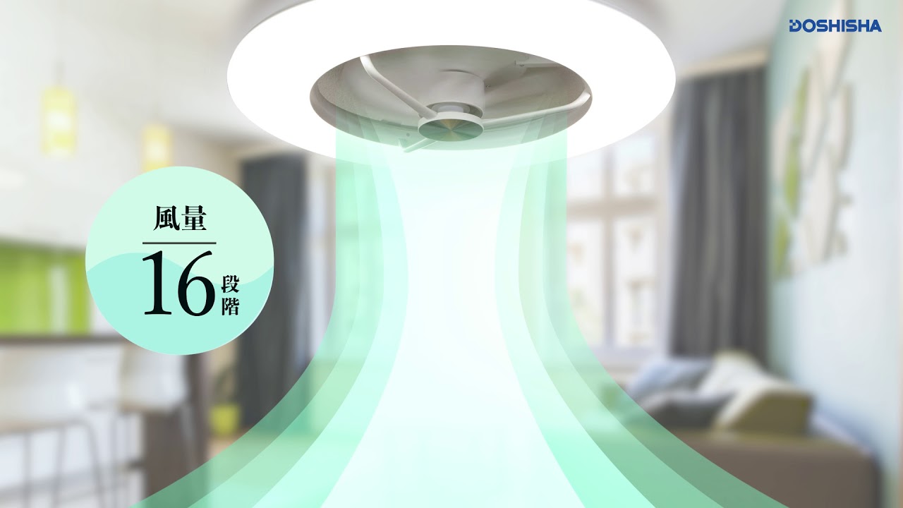 ドウシシャ Luminous LEDシーリングライトサーキュレーター DCC-08CM