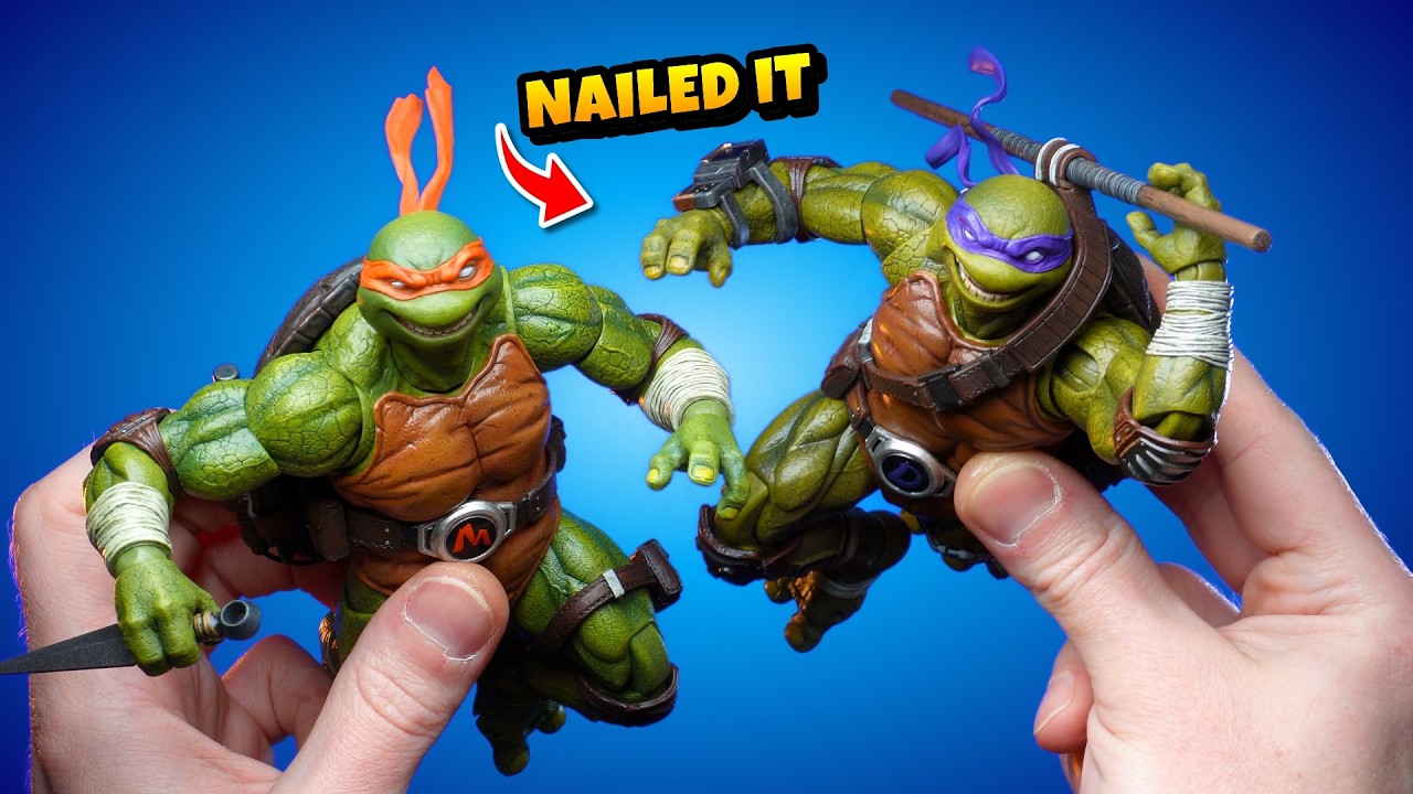 TMNT フィギュア】NECAのミュータントフロッグスのジンギス&ラス