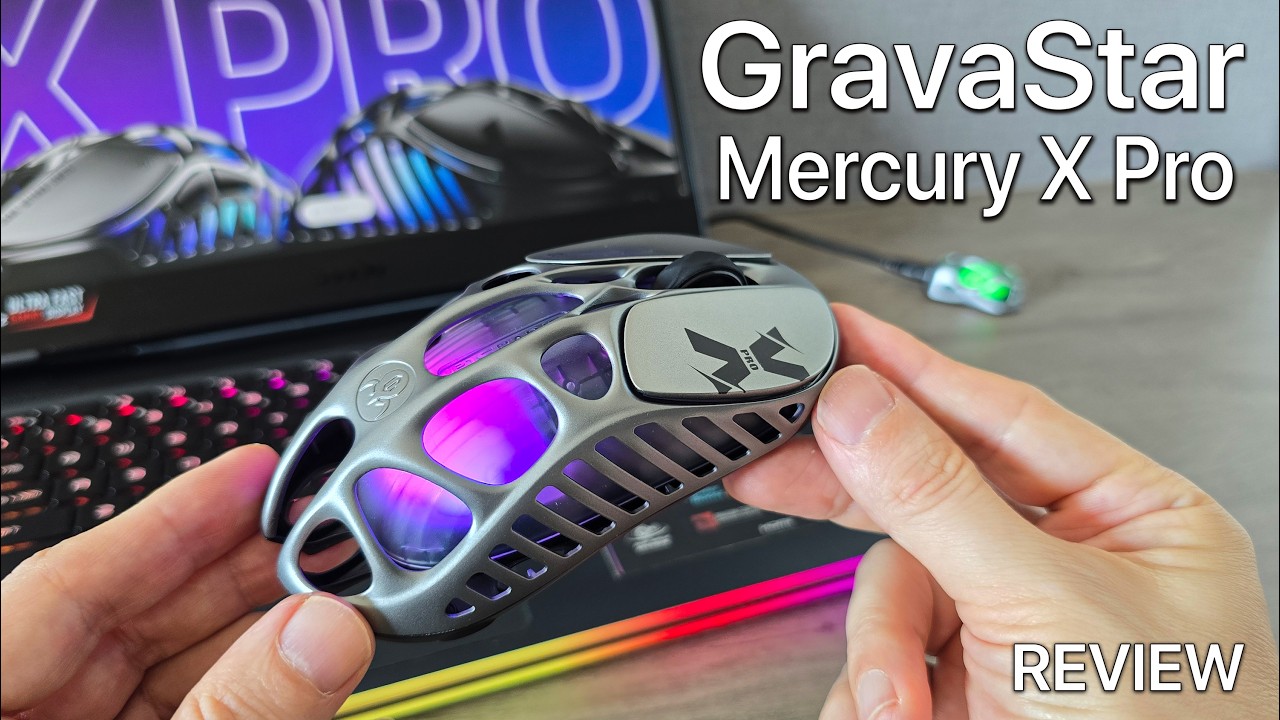 GravaStar Mercury X Pro: 8K Polling Rate, 49G, INSANE Performance