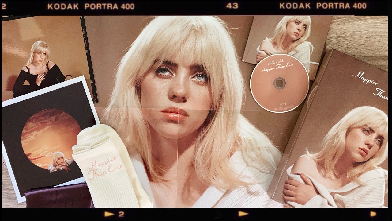 Billie Eilish - Happier Than Ever deluxe box set unboxing - YouTube