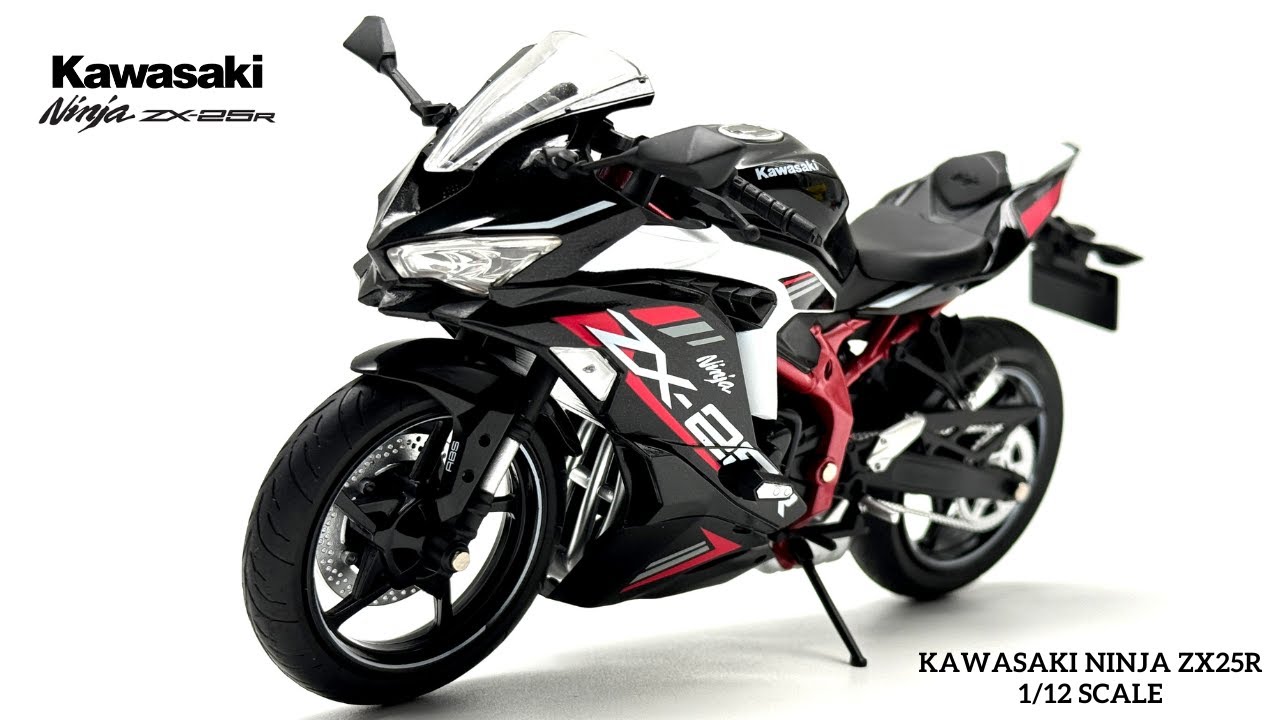 Kawasaki Ninja ZX25R 1/12 Scale Model Bike | Aoshima - YouTube