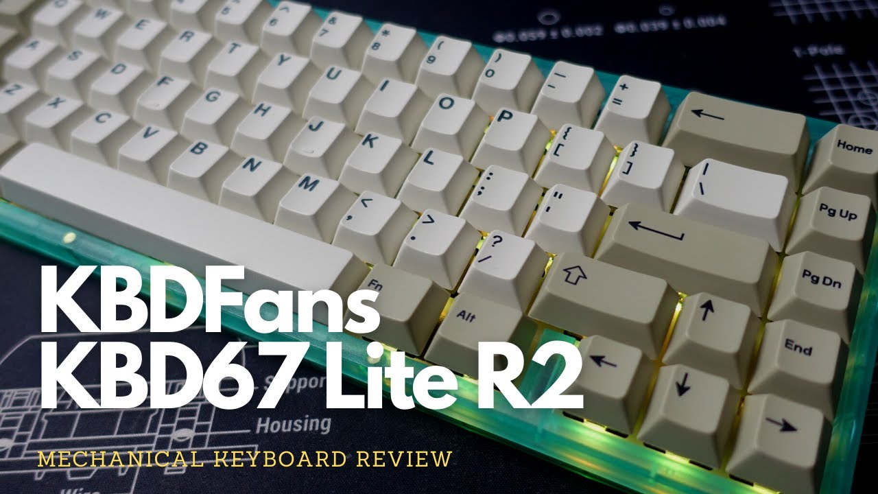 KBD67 Lite R2 Review: The best 65% on KBDFans! - YouTube