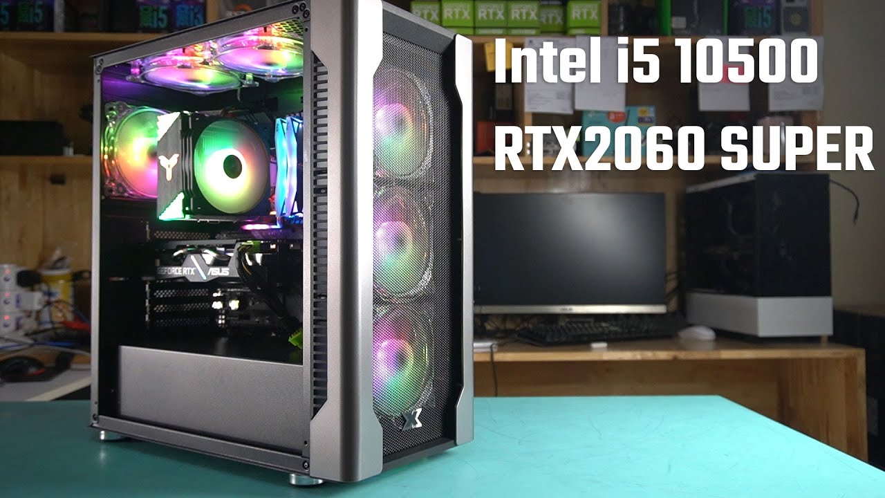 Intel i5 10500 ROG B460 RTX2060 SUPER Ram 16G - PC Build ft