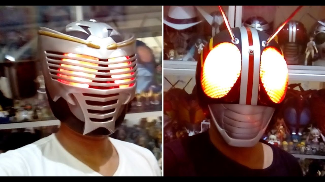 REVIEW] 仮面ライダー龍騎と仮面ライダーBLACK自動点灯コスプレマスク
