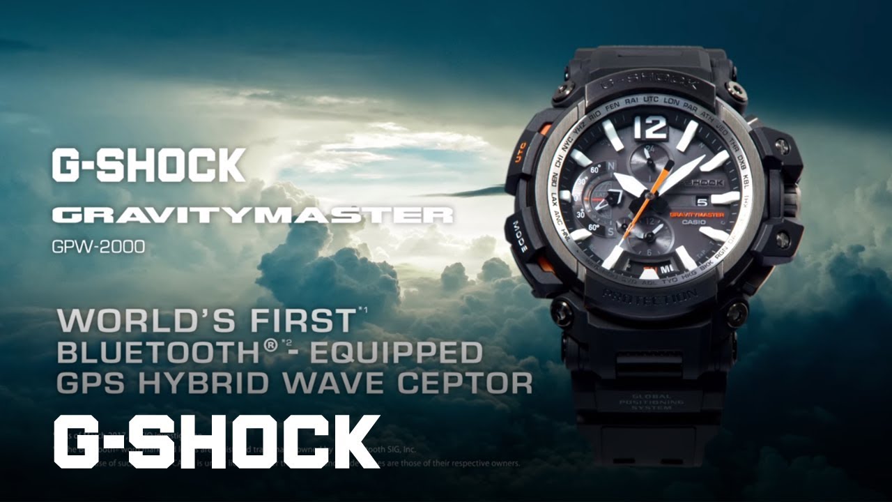 CASIO G-SHOCK GRAVITYMASTER GPW-2000 - YouTube