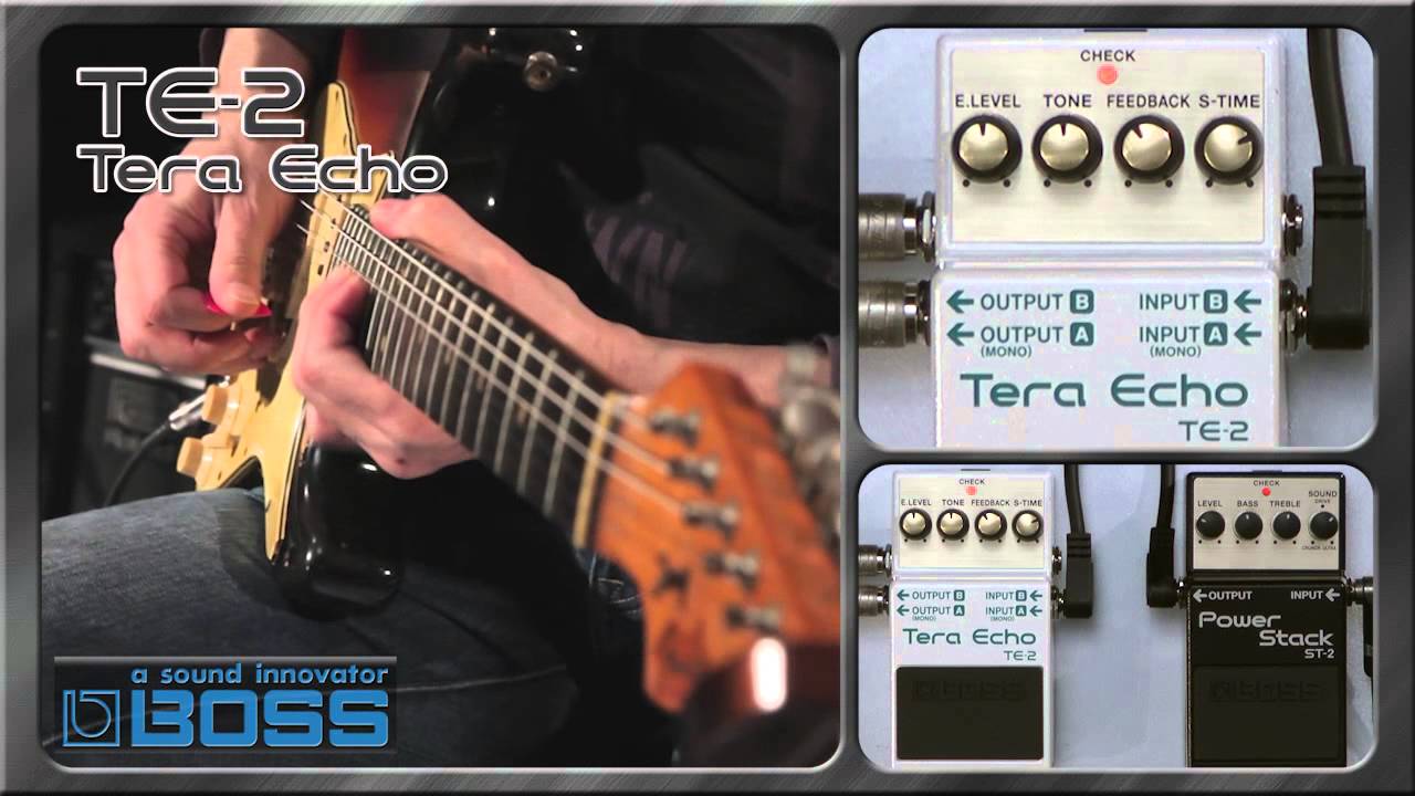 BOSS TE-2 ”Tera Echo” - YouTube