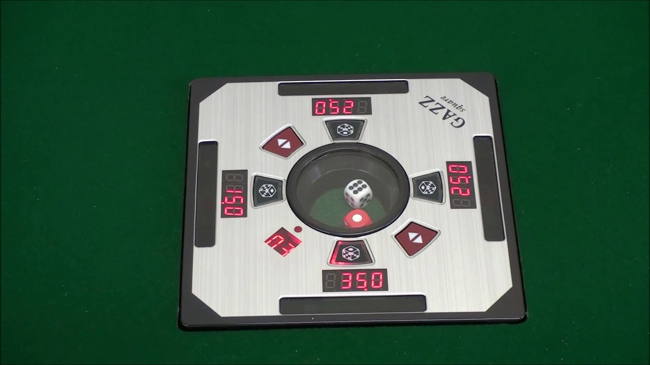 全自動麻雀卓GAZZガズィのサイコロBOX機能 - YouTube