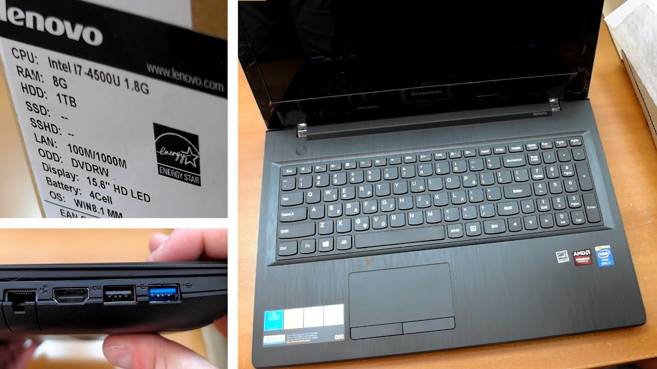 Lenovo G50-70 core i7: Unboxing - YouTube