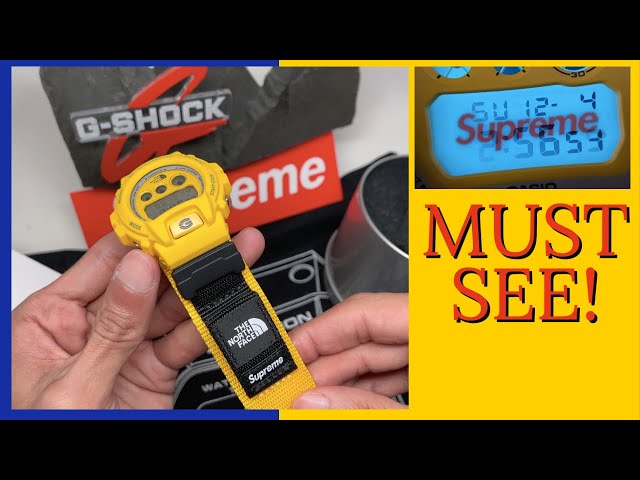 SUPREME, G-Shock, and North Face Collab?! Check out this WATCH