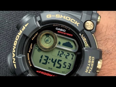 G-Shock GWF-D1035B-1JR Limited 35th Anniversary Frogman Gold