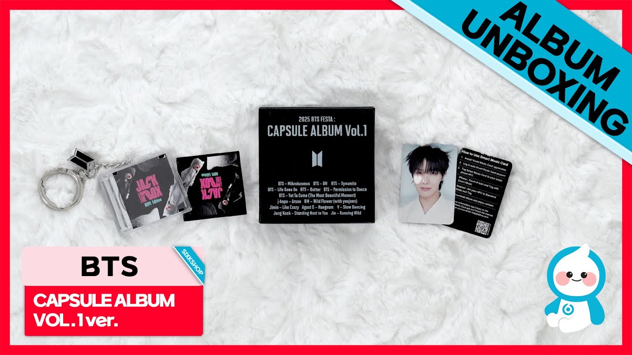 4K UNBOXING] 2025 BTS FESTA : CAPSULE ALBUM Vol.1 - YouTube