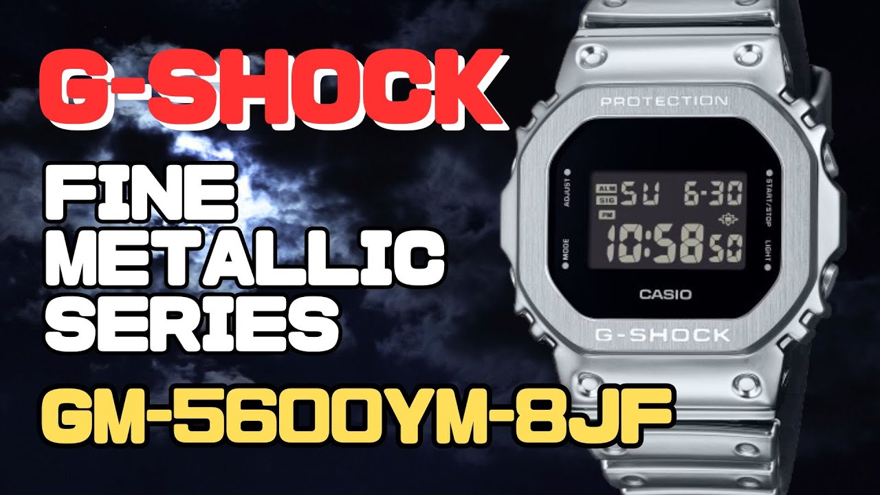 カシオGショック デジタル腕時計 GM-5600YM-8JF メンズ FINE METALLIC