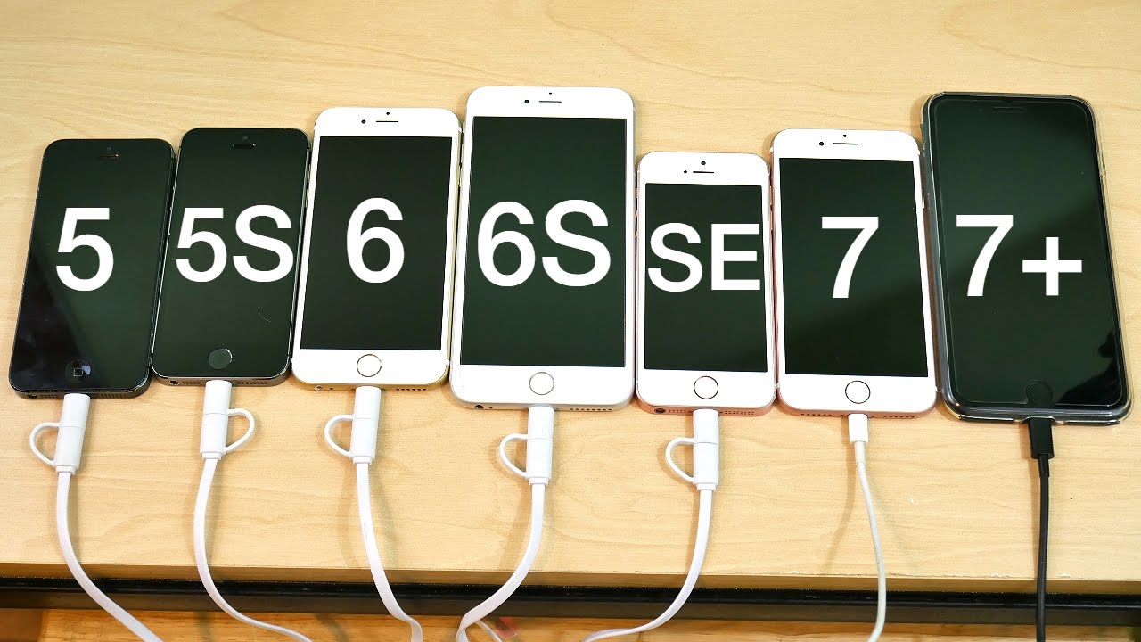 iPhone 5 vs iPhone 5S vs iPhone 6 vs iPhone 6S vs iPhone SE vs