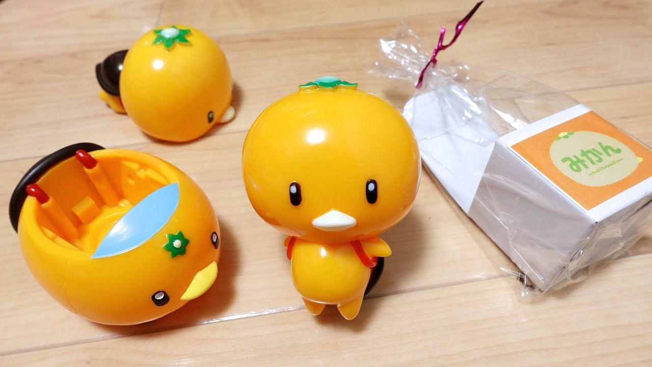 みかんかっぱソフビが可愛いすぎる！ビークルに乗ることも可能！みかん