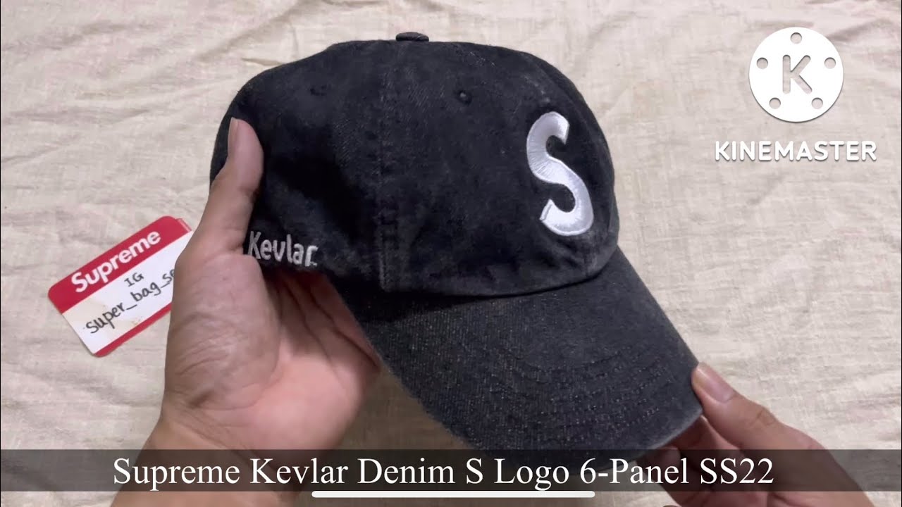 Supreme Kevlar Denim S Logo 6-Panel SS22 [Review] - YouTube