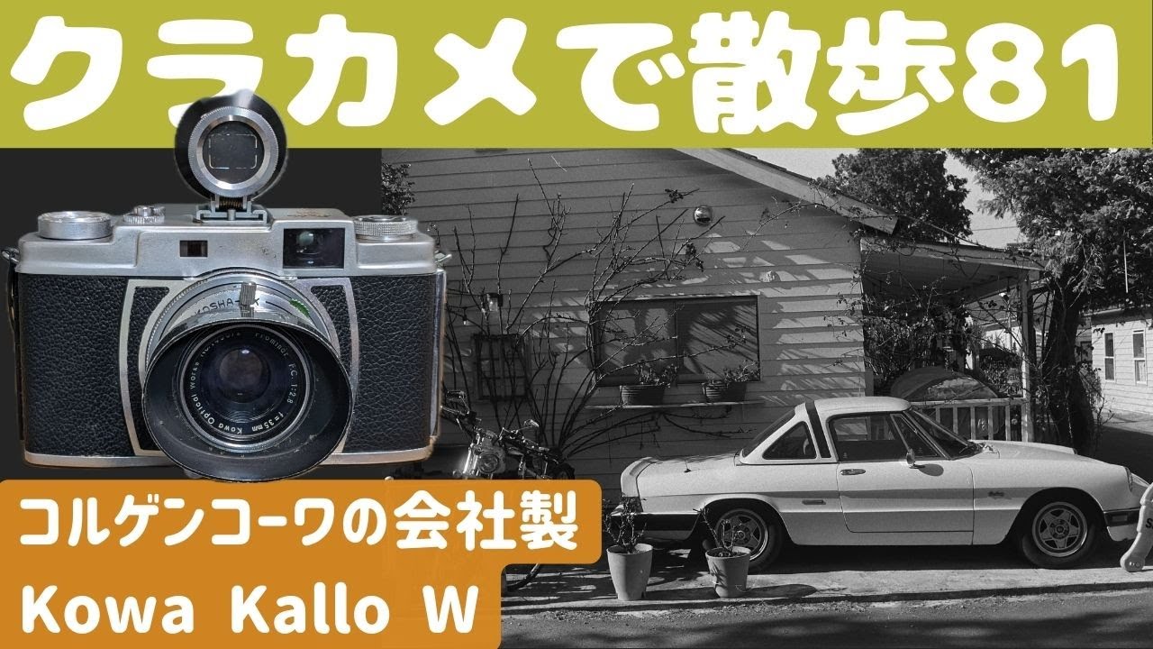 S053】【4K】稀少なフード・ファインダーを揃えた「Kowa Kallo W」を