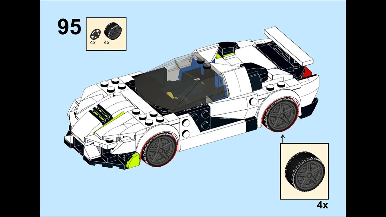 LEGO® 76900 Alternate Build - Koenigsegg Jesko - Spyder