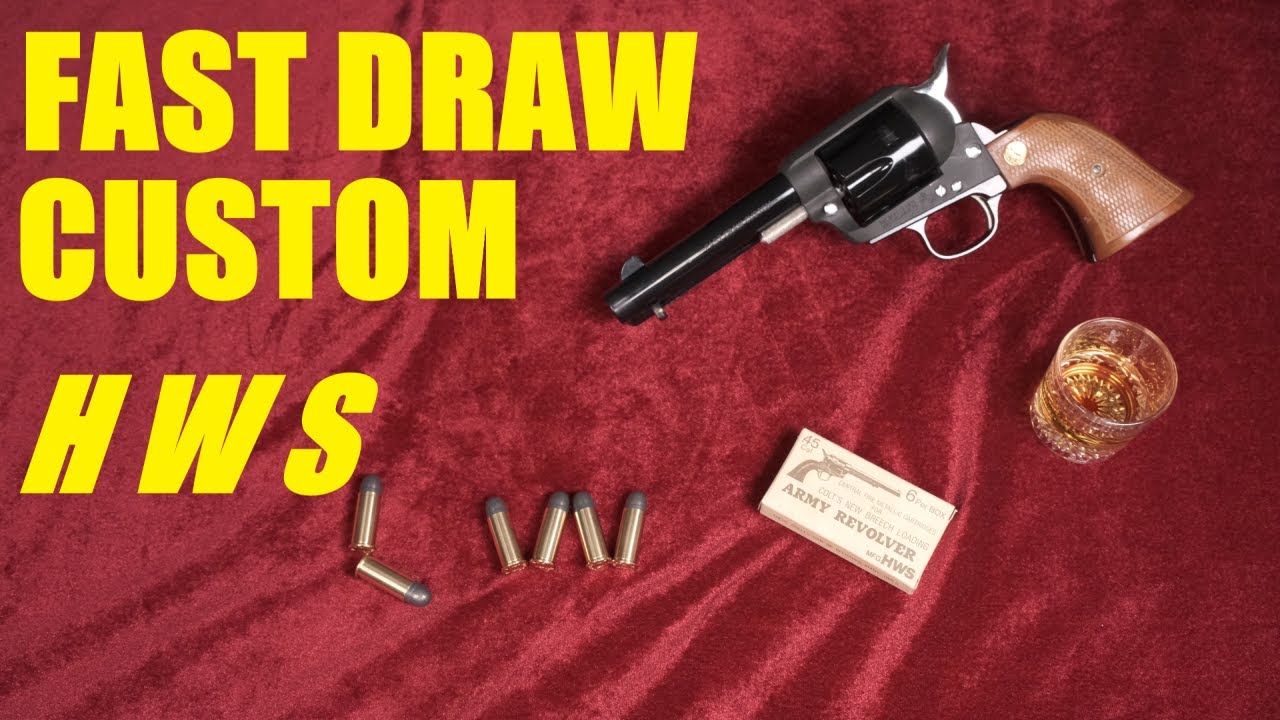 COLT S.A.A FAST DRAW CUSTOM モデルガン / ハートフォード - YouTube