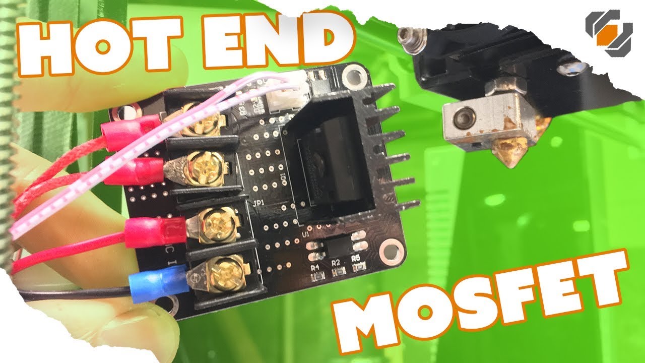 How to Add a Mosfet to the Hot End of the Anet A8 - Tutorial - YouTube