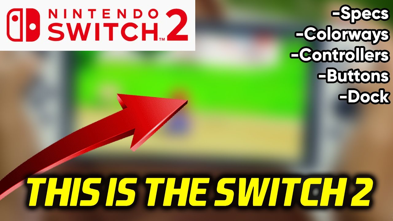FULL SWITCH 2 SPECS, COLORWAYS, BUTTONS! Insane Nintendo Leak