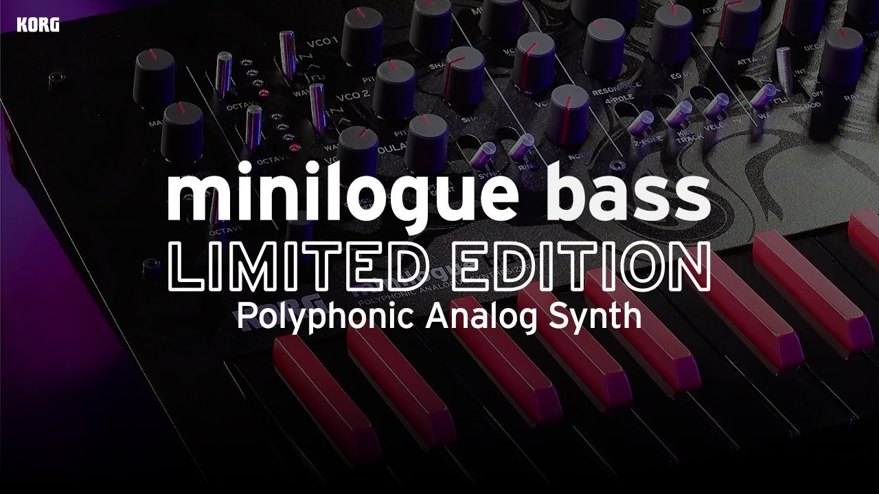 minilogue bass - POLYPHONIC ANALOGUE SYNTHESIZER | KORG (USA)