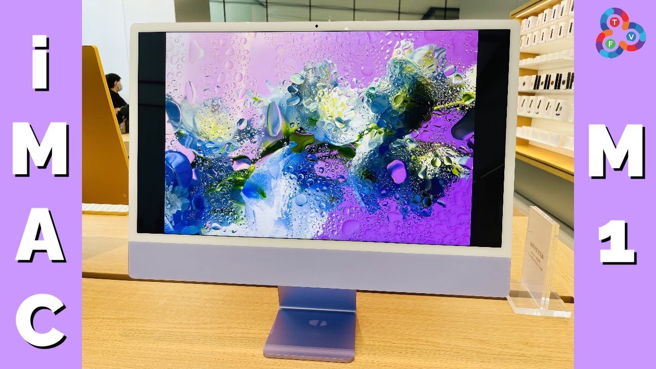 Apple iMac M1 🟣 First Look PURPLE POWERHOUSE! - YouTube