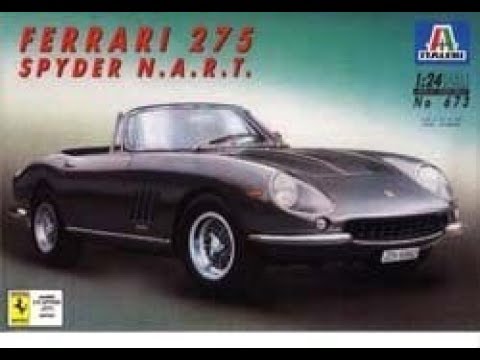 Ferrari 275 Spyder N.A.R.T from Italeri - YouTube