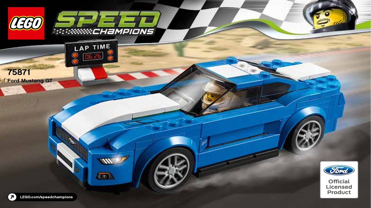 LEGO Instructions - Speed Champions - 75871 - Ford Mustang GT