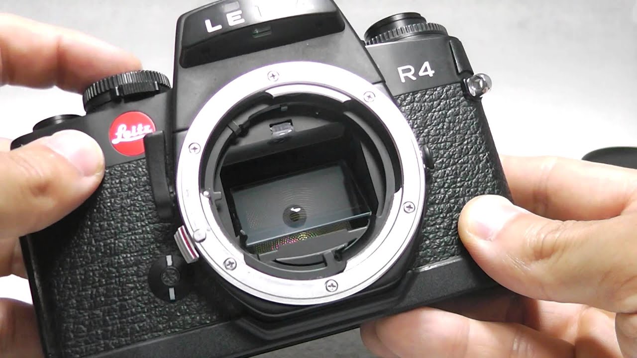 LEICA ライカ 一眼レフ R4 ブラック - YouTube