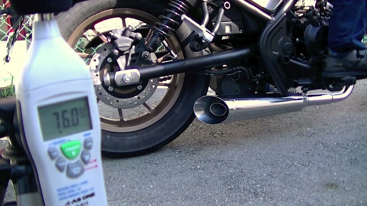 WirusWin】ホンダ レブル250（8BK-MC49）用スラッシュメガホンマフラー