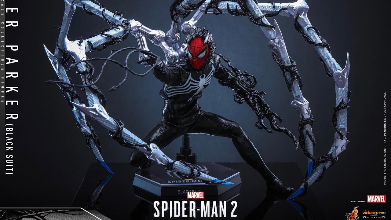 SPIDER-MAN 2 PS5 SYMBIOTE SUIT SPECIAL EDITION EXCLUSIVE HOT TOYS